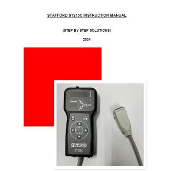 Stafford ST215C(WiFi) Programmer Instruction Manual