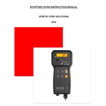 Stafford ST535(WiFi) Programmer Instruction Manual